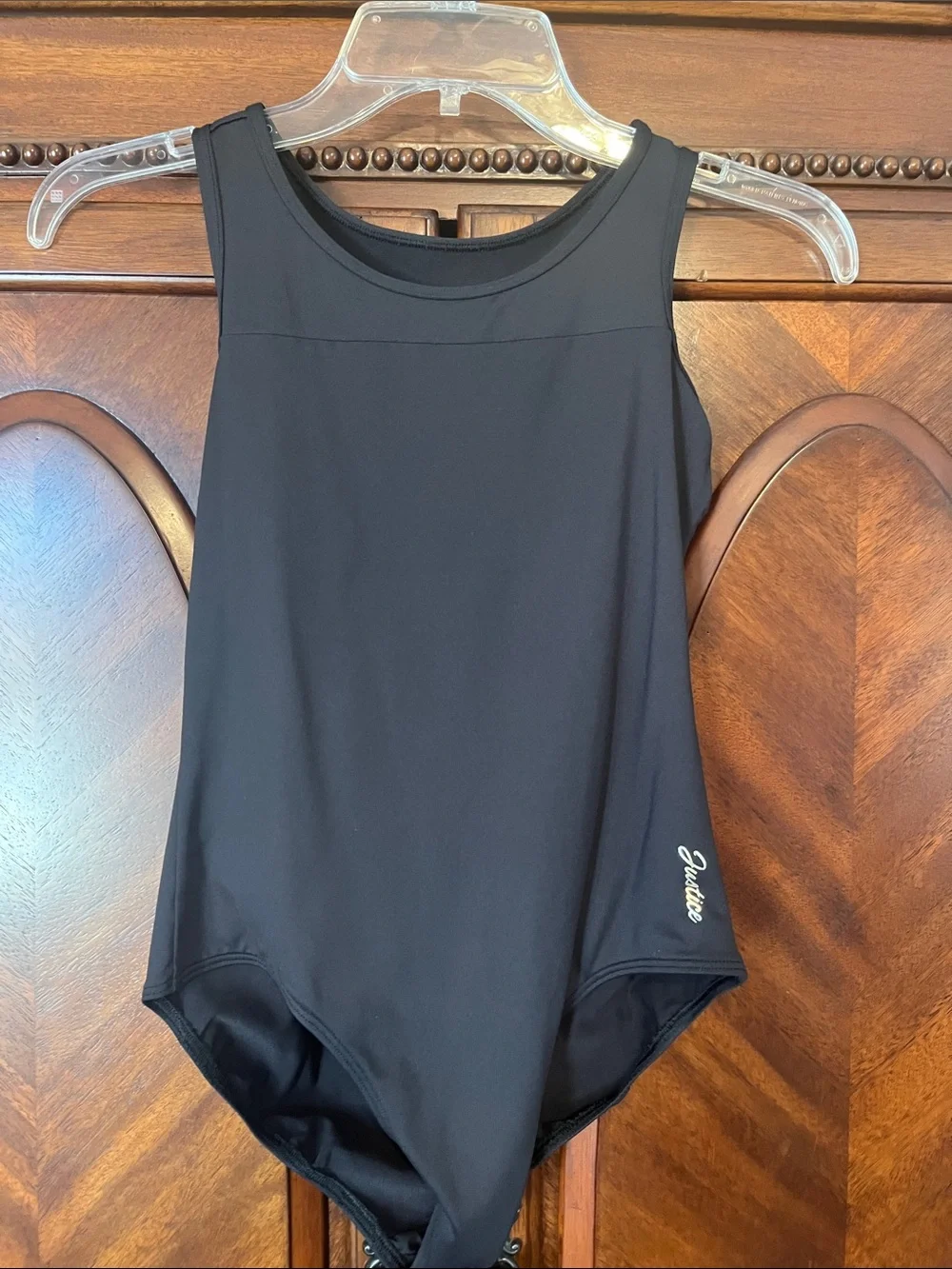 Justice Black Kids Leotard Set